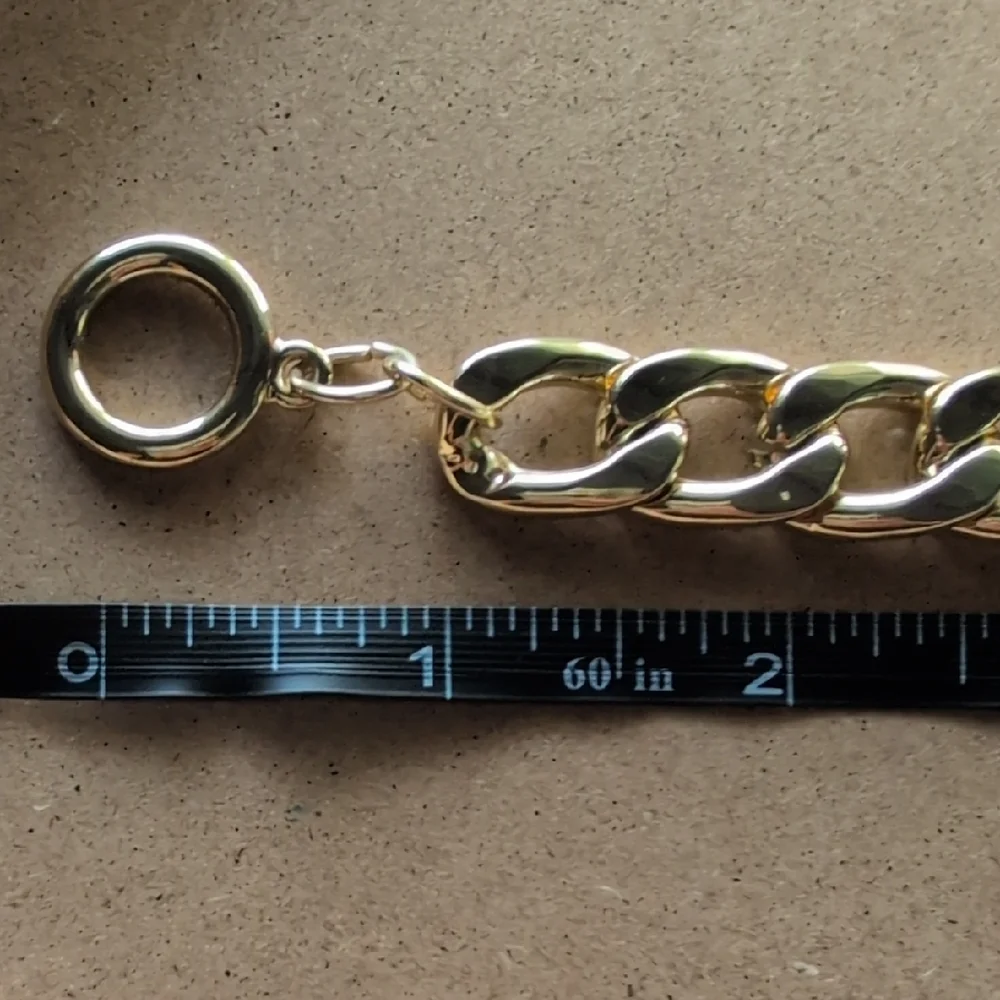 The Limited Gold Chain Bracelet with Bold Charms